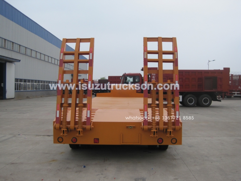 china 2 axles 3 axles 50ton heavy duty low bed trailers/lowbed semi trailer for sale