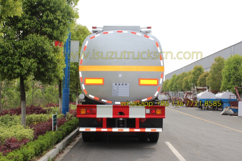 ISUZU tractor trailer Tri-axle 50000 liters oil tank fuel tanker semi trailer