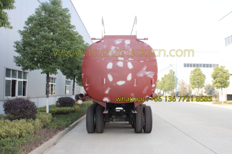 ISUZU tractor trailer Tri-axle 50000 liters oil tank fuel tanker semi trailer