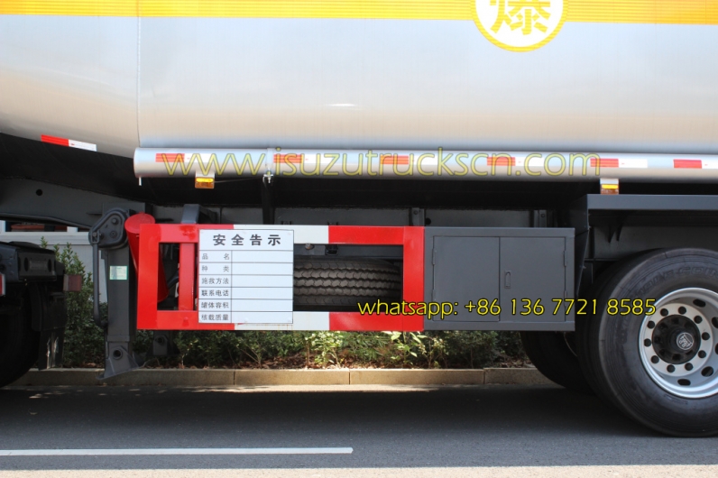 ISUZU tractor trailer Tri-axle 50000 liters oil tank fuel tanker semi trailer