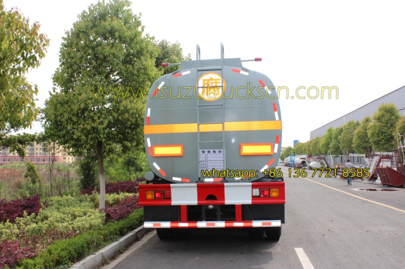 ISUZU tractor trailer Tri-axle 50000 liters oil tank fuel tanker semi trailer