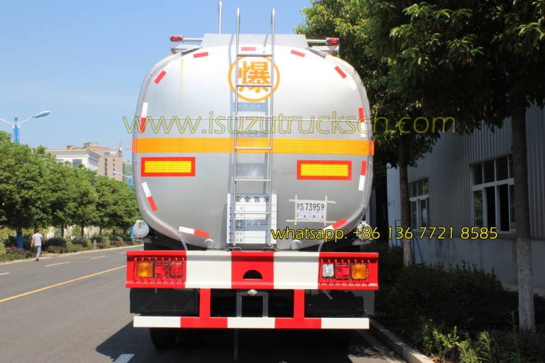 ISUZU tractor trailer Tri-axle 50000 liters oil tank fuel tanker semi trailer