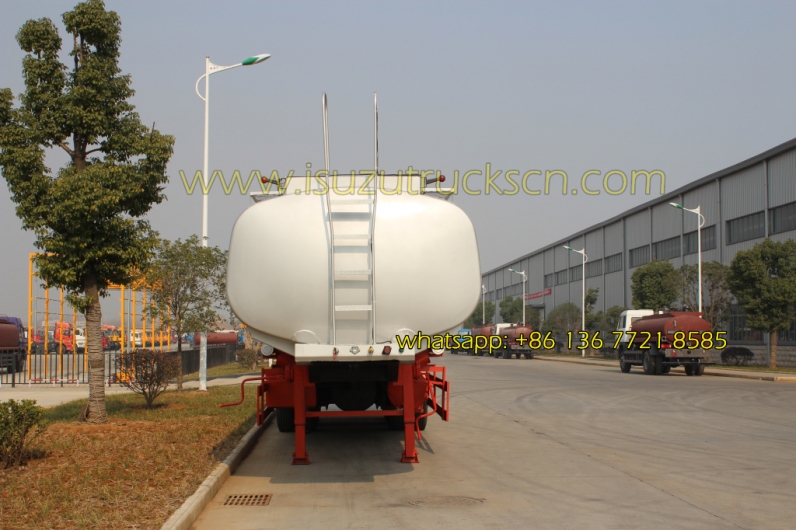 ISUZU tractor trailer Tri-axle 50000 liters oil tank fuel tanker semi trailer