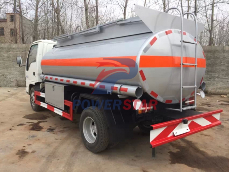 Factory direct sale 4000L Isuzu Fiscal Refuel Tank Truck for Gasoline/Light Diesel Delivery