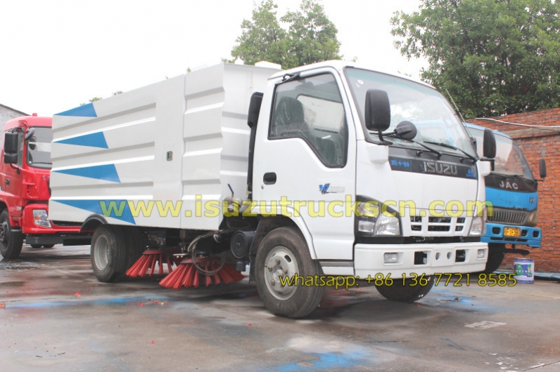 Philippines market High Performance Isuzu Road Sweeper Trucks