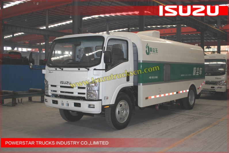 ELF NPR ISUZU Dust Suction Truck 10M3 Sweeper Truck 10CBM Road sweeper Truck For Sale