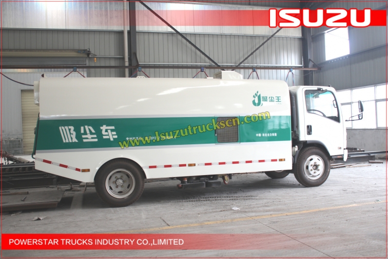 ELF NPR ISUZU Dust Suction Truck 10M3 Sweeper Truck 10CBM Road sweeper Truck For Sale