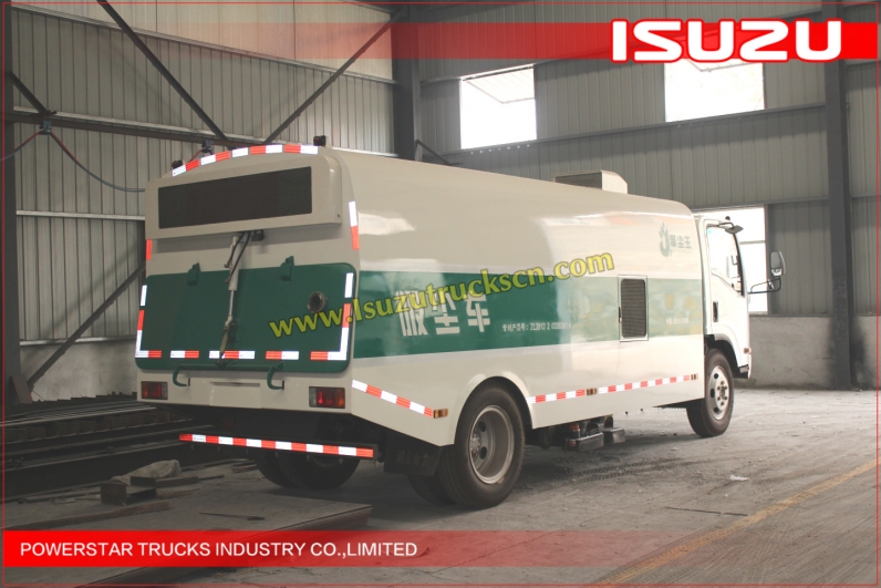 ELF NPR ISUZU Dust Suction Truck 10M3 Sweeper Truck 10CBM Road sweeper Truck For Sale