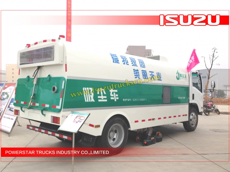 ELF NPR ISUZU Dust Suction Truck 10M3 Sweeper Truck 10CBM Road sweeper Truck For Sale