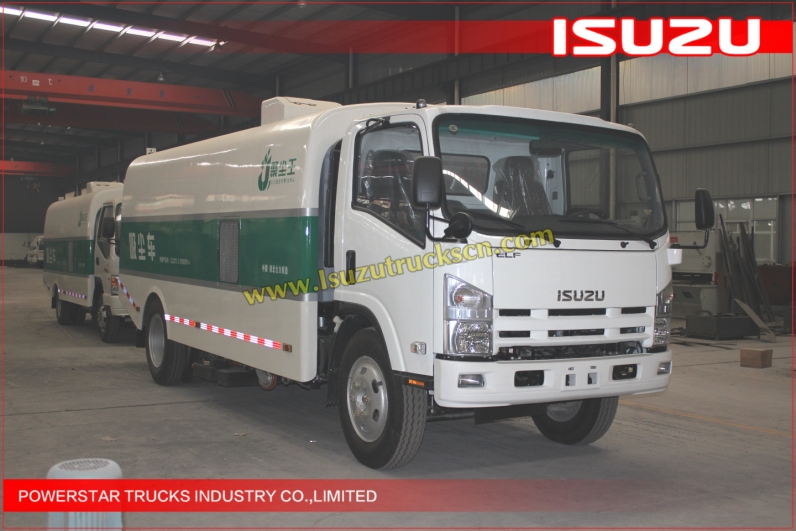 ELF NPR ISUZU Dust Suction Truck 10M3 Sweeper Truck 10CBM Road sweeper Truck For Sale
