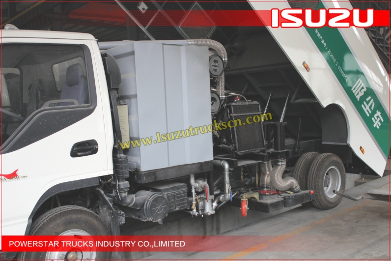 ELF NPR ISUZU Dust Suction Truck 10M3 Sweeper Truck 10CBM Road sweeper Truck For Sale