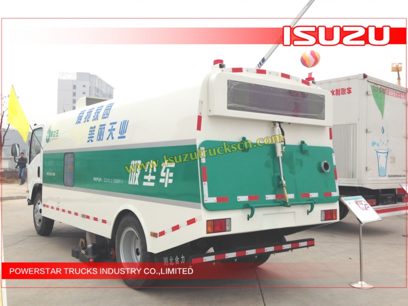 ELF NPR ISUZU Dust Suction Truck 10M3 Sweeper Truck 10CBM Road sweeper Truck For Sale