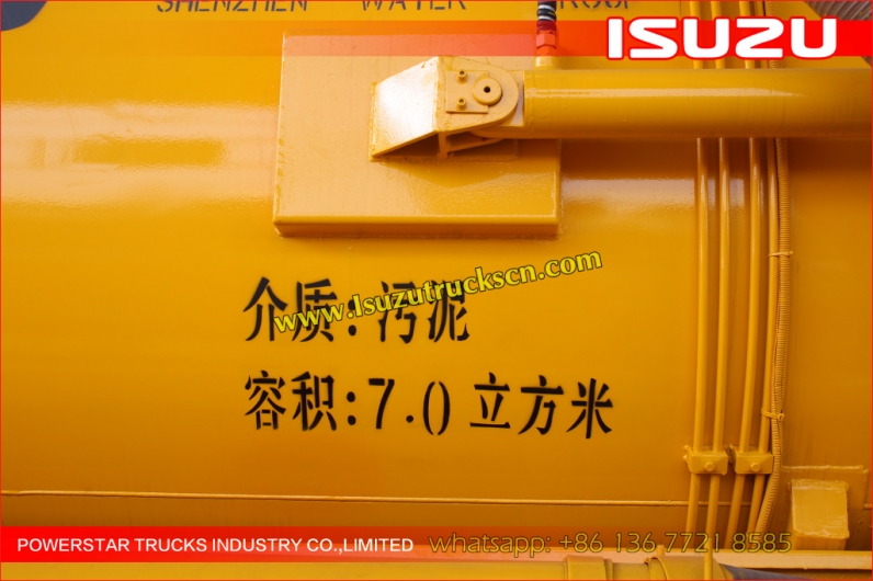 Isuzu Sewer Cleaning Combination Vacuum Jetting Trucks