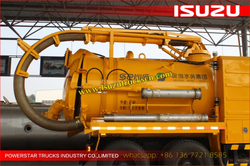 Isuzu Sewer Cleaning Combination Vacuum Jetting Trucks