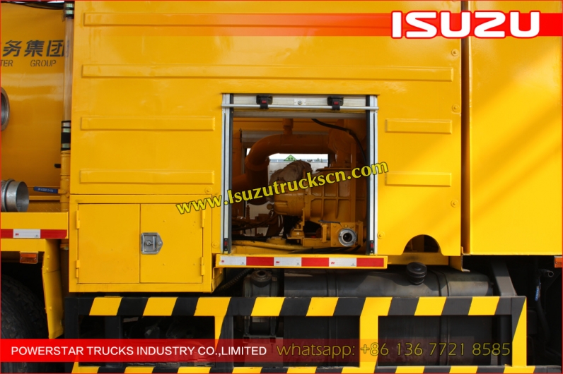 Isuzu Sewer Cleaning Combination Vacuum Jetting Trucks
