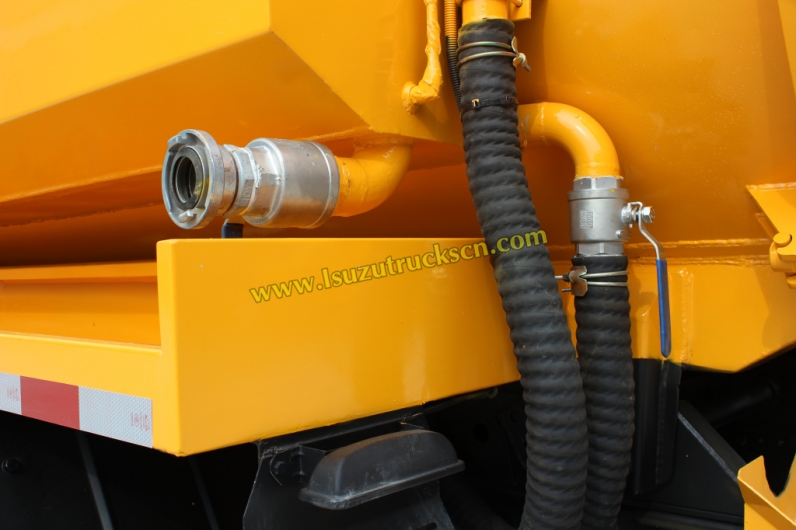 10wheesl Isuzu brand Combined Sewer Jetting Vacuum Trucks