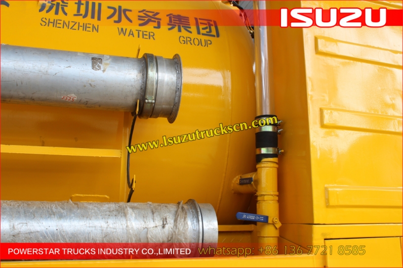 Isuzu Sewer Cleaning Combination Vacuum Jetting Trucks