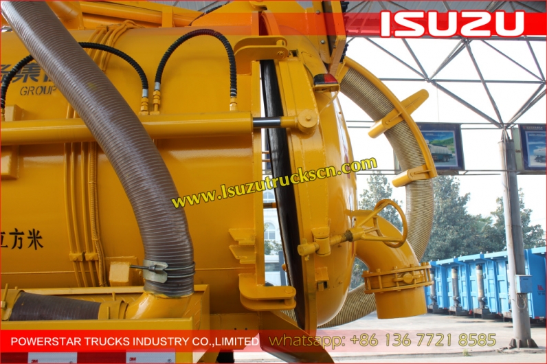 Isuzu Sewer Cleaning Combination Vacuum Jetting Trucks