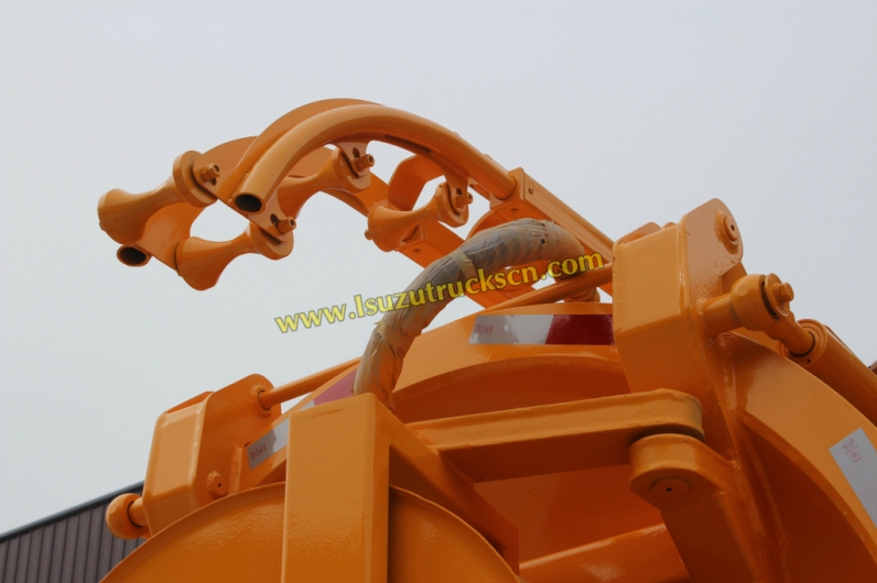 10wheesl Isuzu brand Combined Sewer Jetting Vacuum Trucks