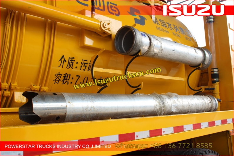 Isuzu Sewer Cleaning Combination Vacuum Jetting Trucks