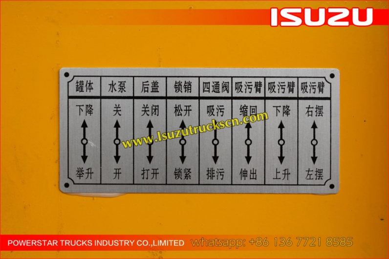 Isuzu Sewer Cleaning Combination Vacuum Jetting Trucks