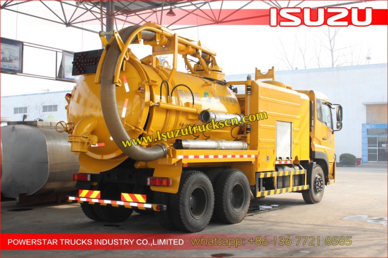 Isuzu Sewer Cleaning Combination Vacuum Jetting Trucks
