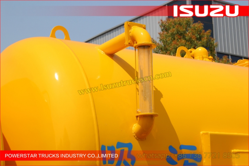 japanese NKR ELF FTR 6000Liter Isuzu Sewer Cleaning Combination Vacuum Jetting Trucks