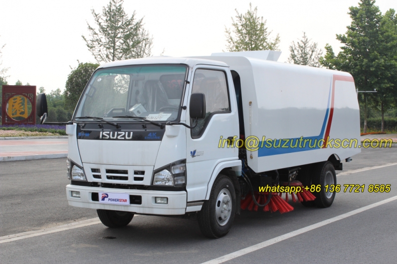 Isuzu 5000liters dust van street cleaning vehicle