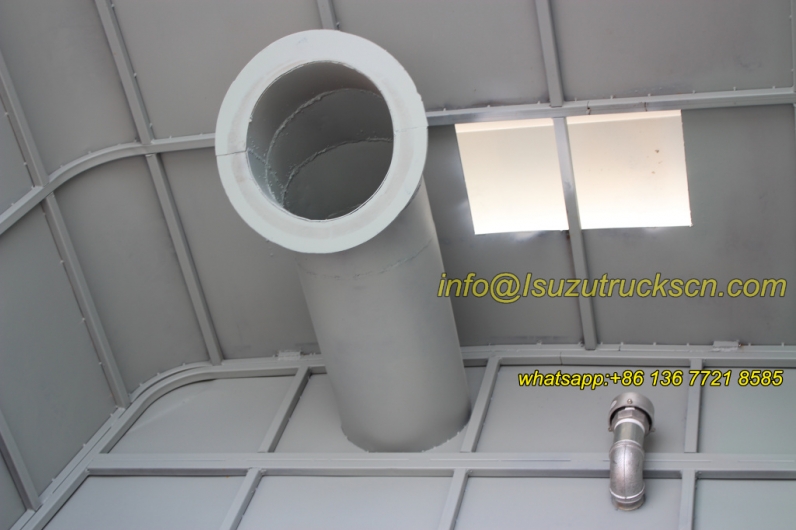 Isuzu 5000liters dust van street cleaning vehicle