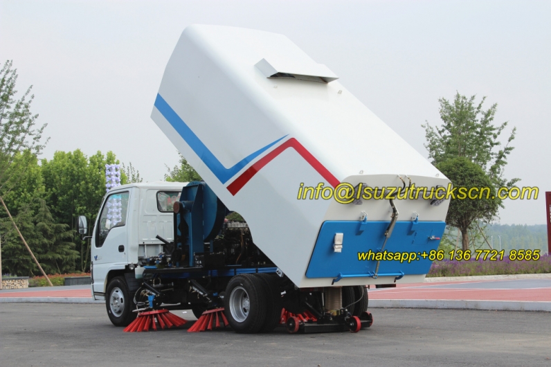 Isuzu 5000liters dust van street cleaning vehicle