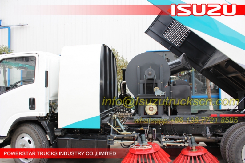 Street Sweeper and Washer Isuzu trucks