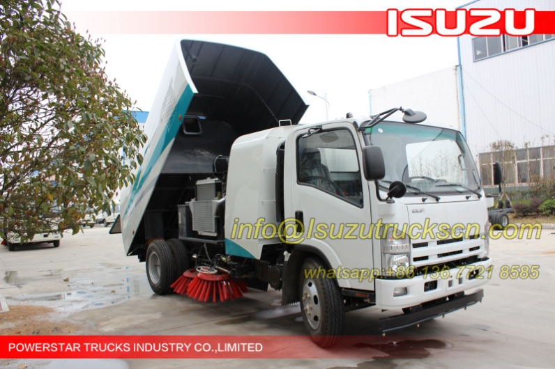 Street Sweeper and Washer Isuzu trucks