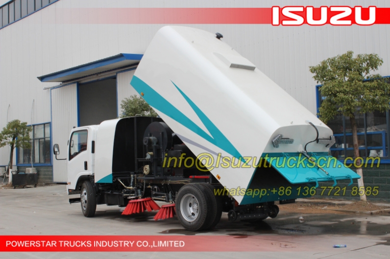 Street Sweeper and Washer Isuzu trucks