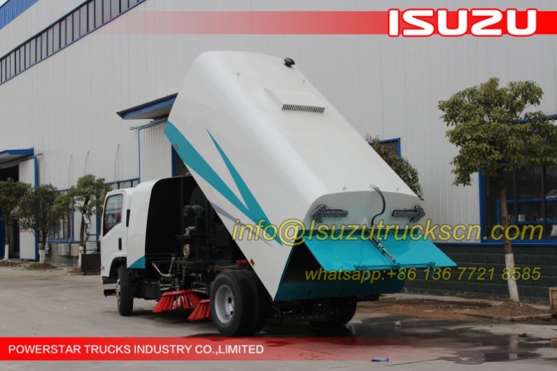 Street Sweeper and Washer Isuzu trucks