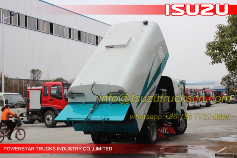 Street Sweeper and Washer Isuzu trucks