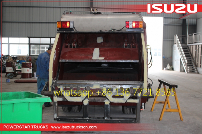 Brand New Africa 3 Ton Isuzu Garbage Truck With Compactor