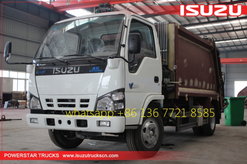 Brand New Africa 3 Ton Isuzu Garbage Truck With Compactor