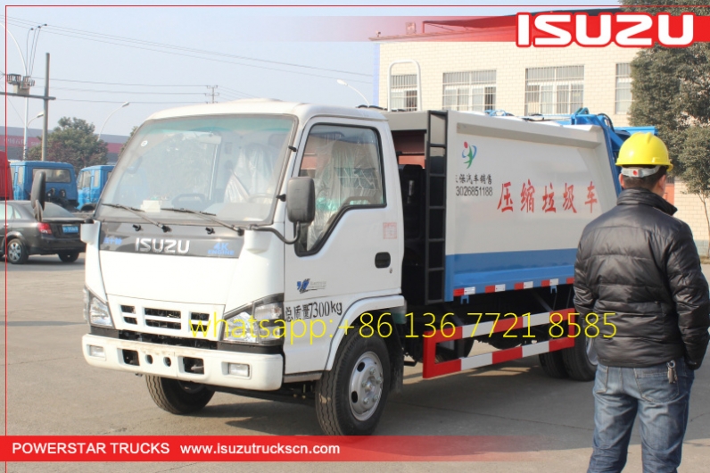 Brand New Africa 3 Ton Isuzu Garbage Truck With Compactor