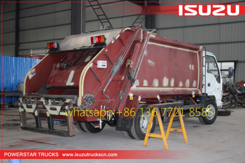 Brand New Africa 3 Ton Isuzu Garbage Truck With Compactor