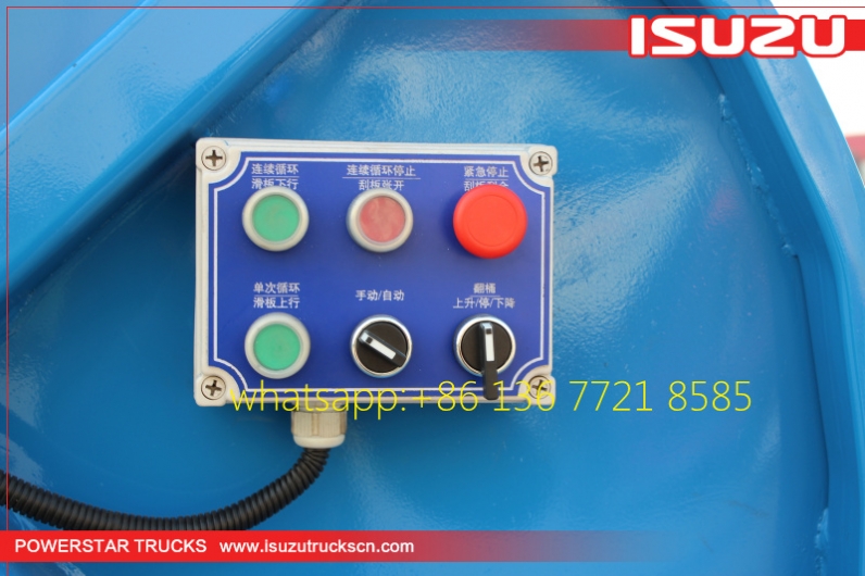 Brand New Africa 3 Ton Isuzu Garbage Truck With Compactor