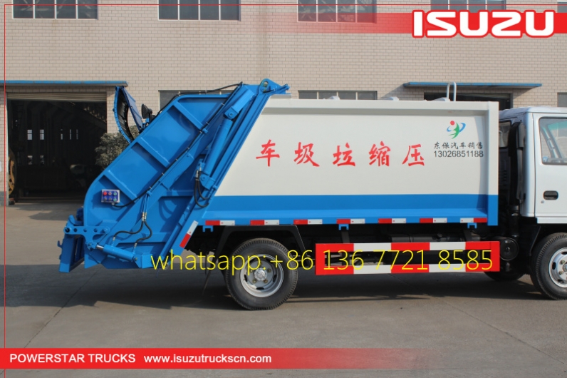 Brand New Africa 3 Ton Isuzu Garbage Truck With Compactor