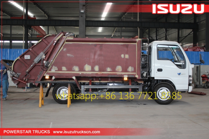 Brand New Africa 3 Ton Isuzu Garbage Truck With Compactor