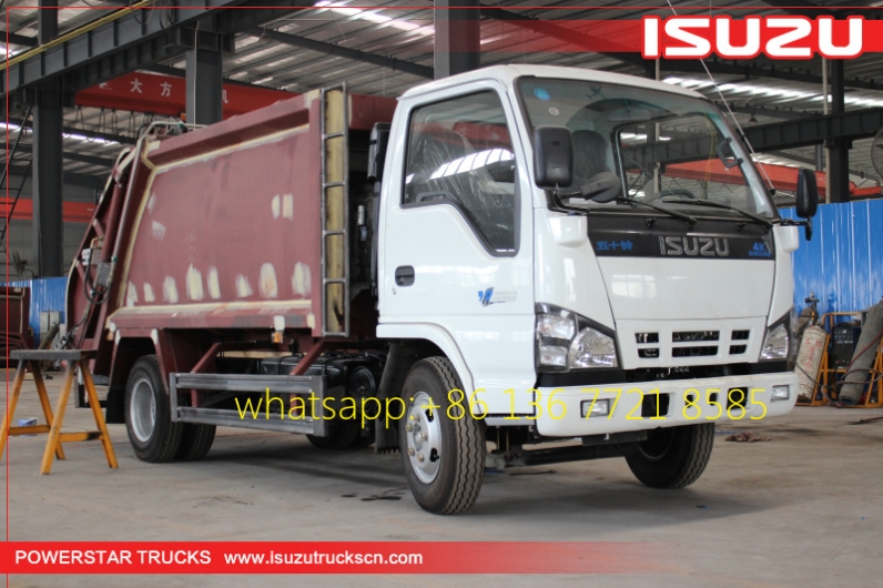 Brand New Africa 3 Ton Isuzu Garbage Truck With Compactor