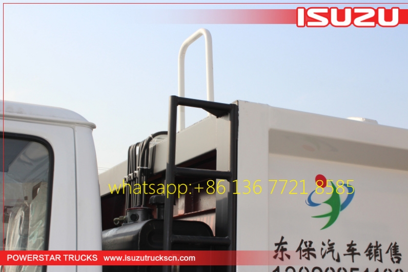 Brand New Africa 3 Ton Isuzu Garbage Truck With Compactor