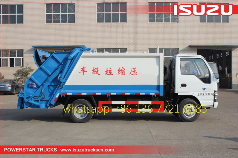 Brand New Africa 3 Ton Isuzu Garbage Truck With Compactor