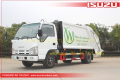 4000L hydraulic compressive garbage truck with 4CBM capacity