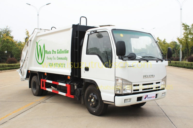 4000L hydraulic compressive garbage truck with 4CBM capacity