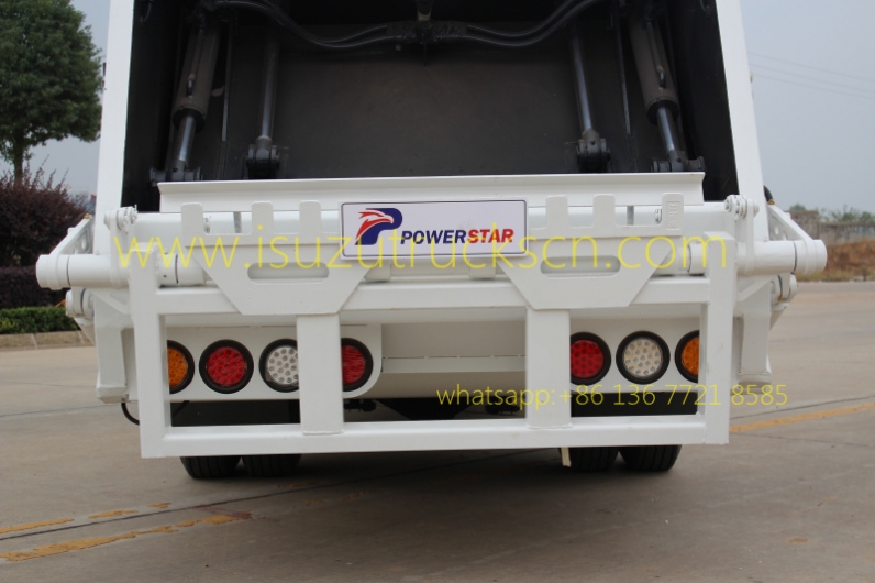 4000L hydraulic compressive garbage truck with 4CBM capacity
