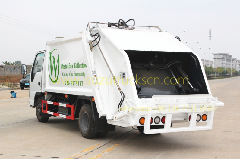 4000L hydraulic compressive garbage truck with 4CBM capacity