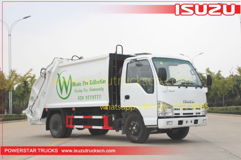 4000L hydraulic compressive garbage truck with 4CBM capacity